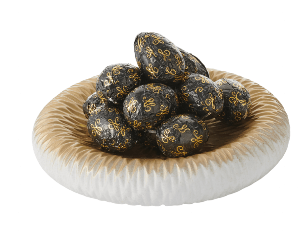 Little eggs (Black) - Guanaja ganache & dark chocolate (100g/3.5oz bag)