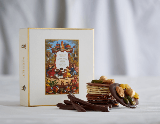 Coffret Prestige Tuiles, mendiants et orangettes (300g)