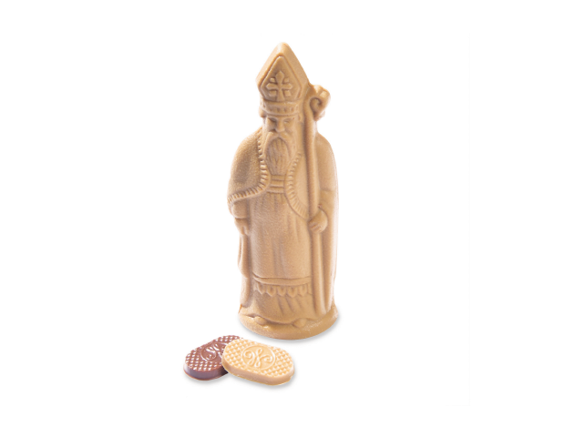 Saint-Nicolas en chocolat dulcey (garni)