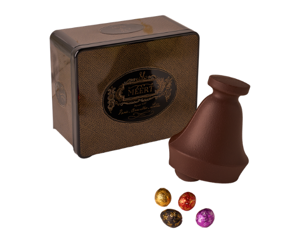 Dark chocolate Easter Bell (metal box)